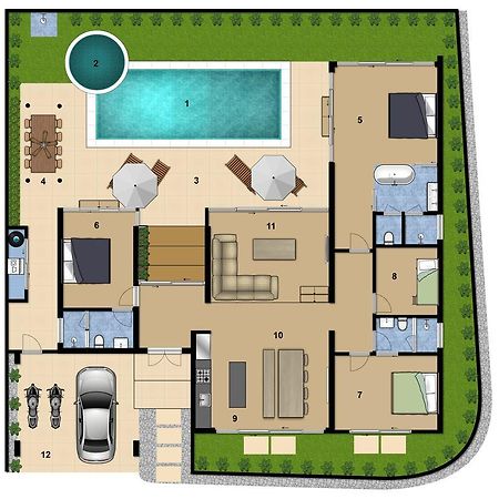 Villa Desi Bang Tao Beach  Buitenkant foto